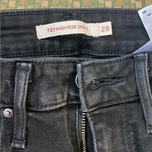 Levi's Black High Rise Jeans